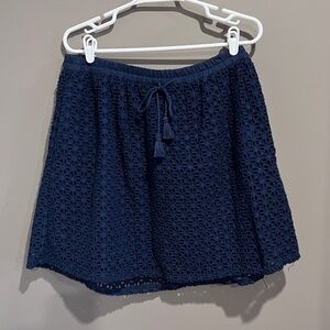 Lucky Brand Lace Overlay Skirt